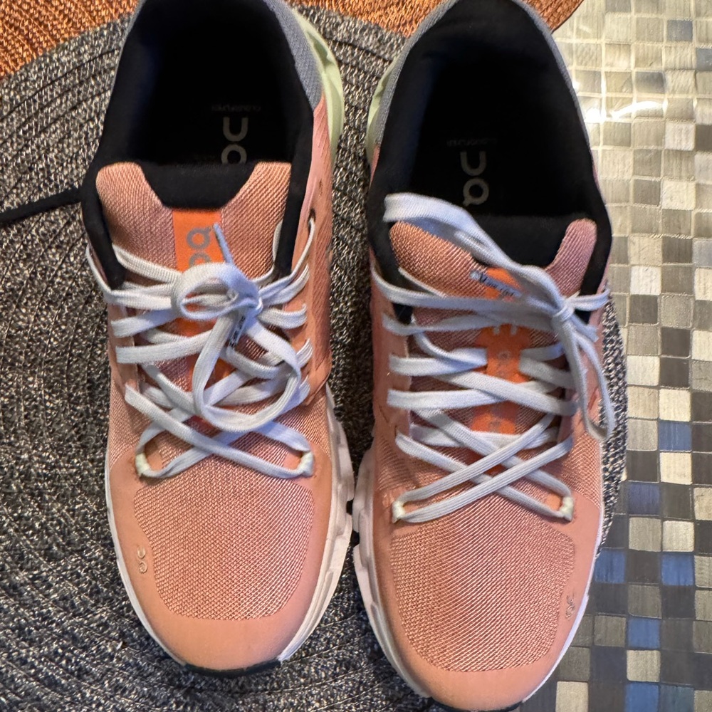 On Running Peach Sneakers